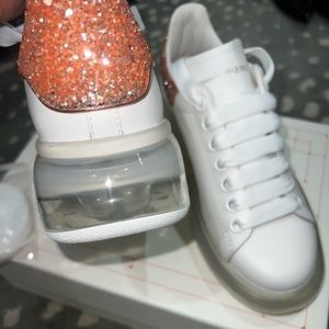 glitter bubble sole platform sneaker